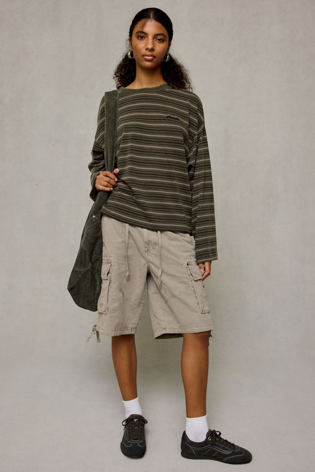 BDG Luca Striped Oversized Long Sleeve Tee #3