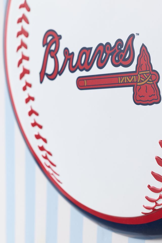 MLB Atlanta Braves Button Wall Sign #1