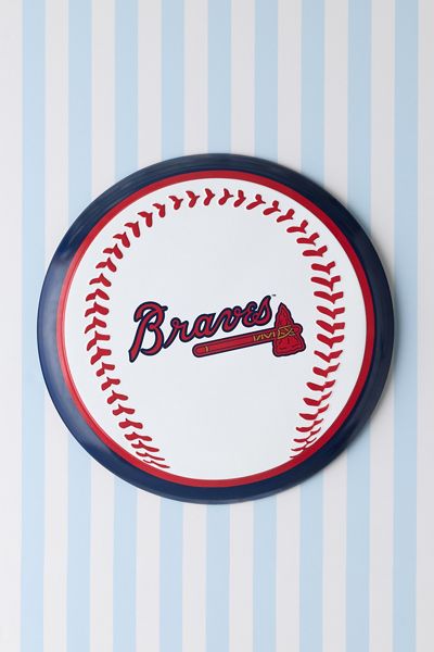MLB Atlanta Braves Button Wall Sign
