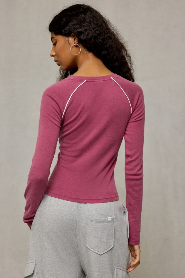 iets frans… Reed Piped V-Neck Long Sleeve Tee #1