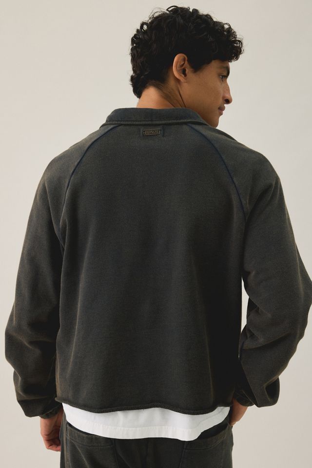 Honor The Gift Vintage Terry Quarter Zip Polo Sweatshirt #3