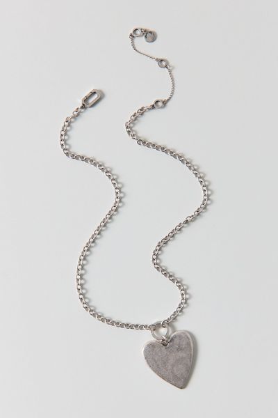 AllSaints Heart Charm Necklace