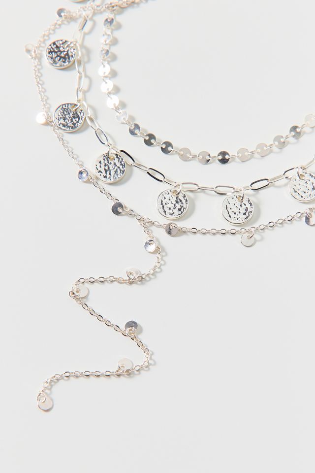 In Circles Triple Layering Necklaces Set #2