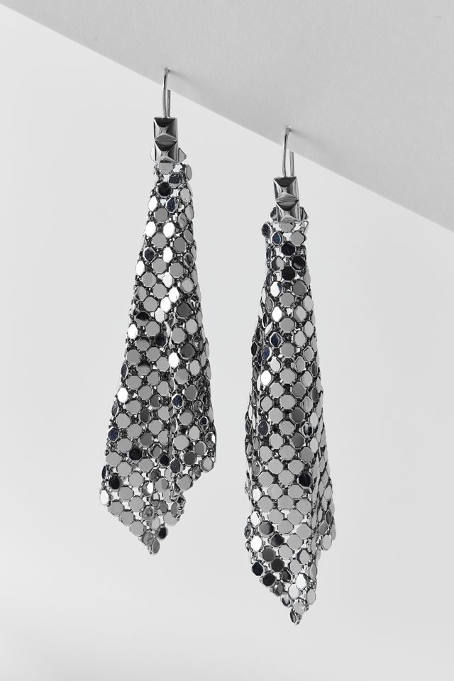 AllSaints Chain Mesh Statement Earrings #1