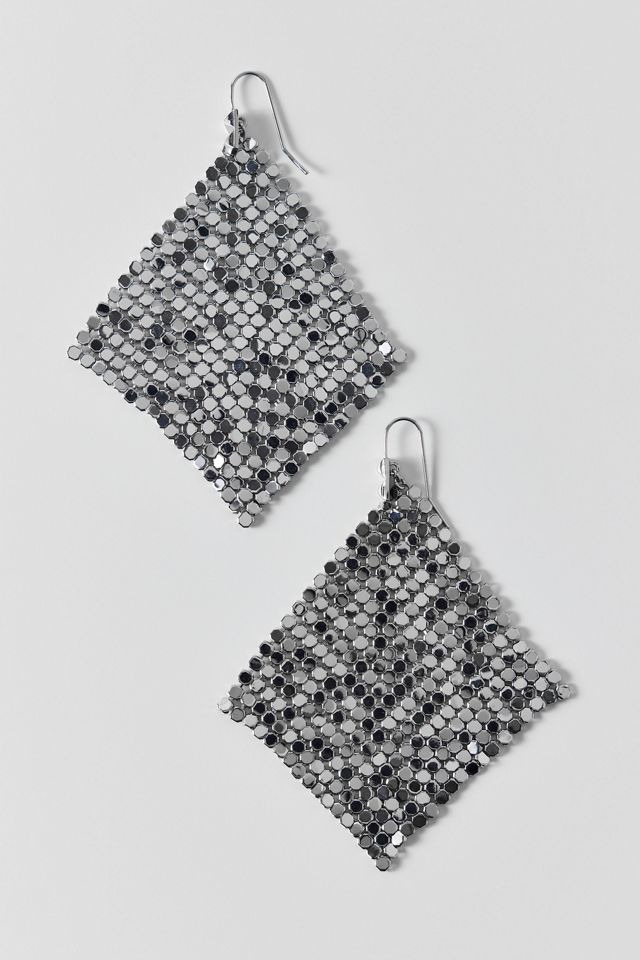 AllSaints Chain Mesh Statement Earrings #2