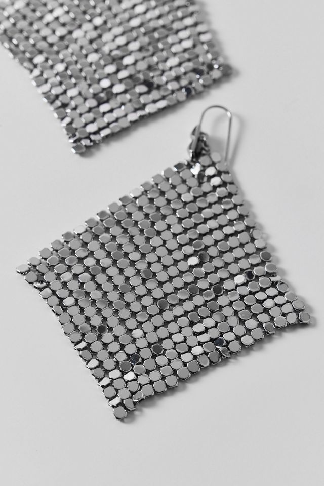 AllSaints Chain Mesh Statement Earrings #3
