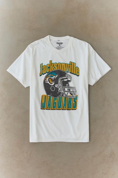 NFL Jacksonville Jaguars Throwback Helmet Graphic Tee
