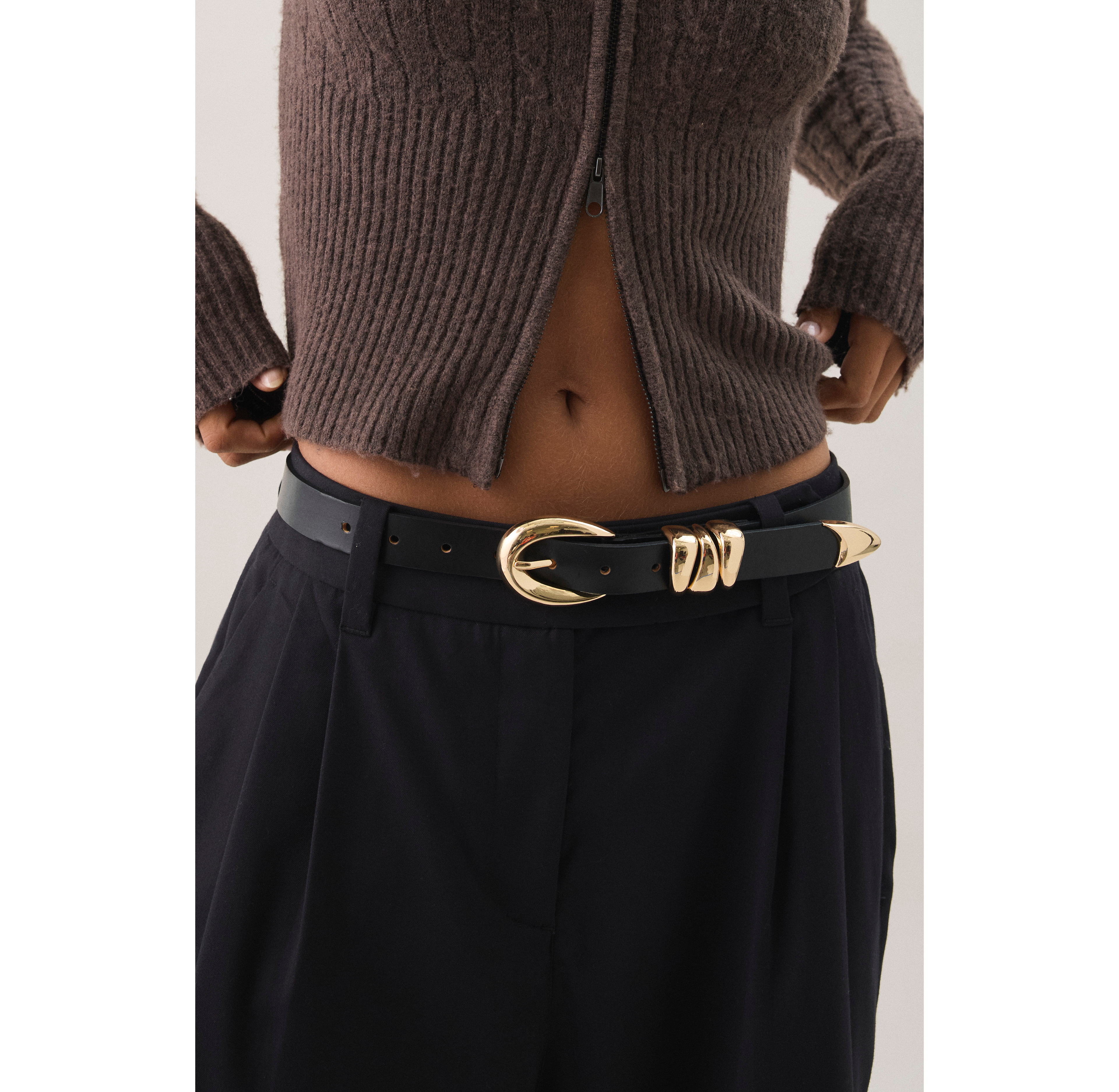 BDG Mia Modern Buckle Leather Belt