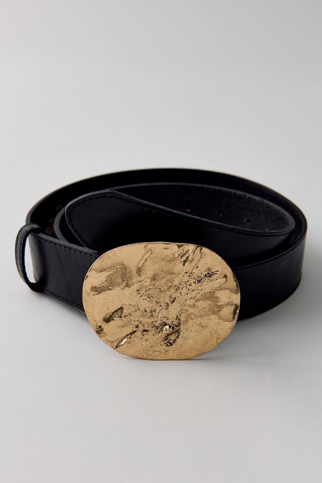 BDG Hammered Buckle Leather Belt #1