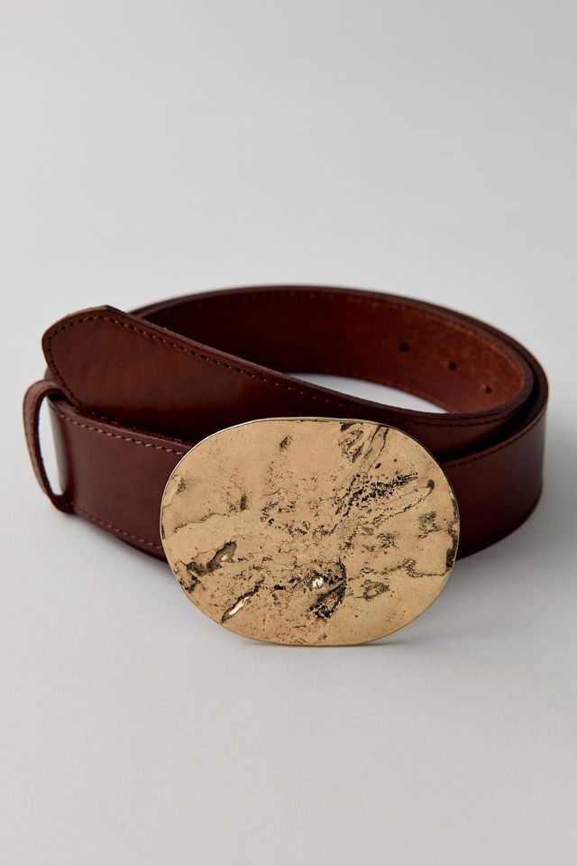 BDG Hammered Buckle Leather Belt #2