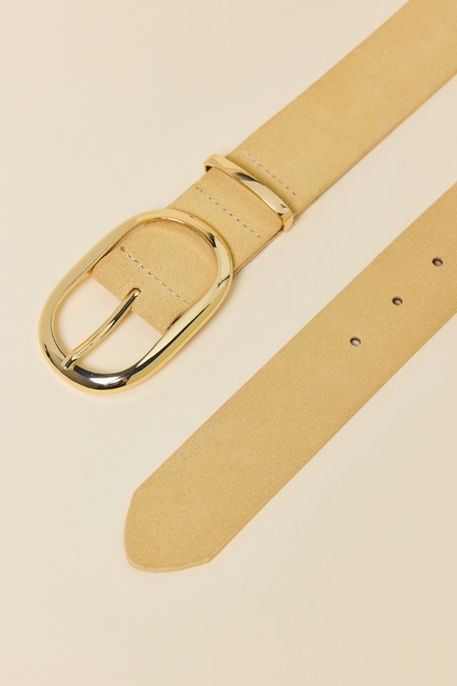BDG Oval Buckle Wide Suede Belt #3