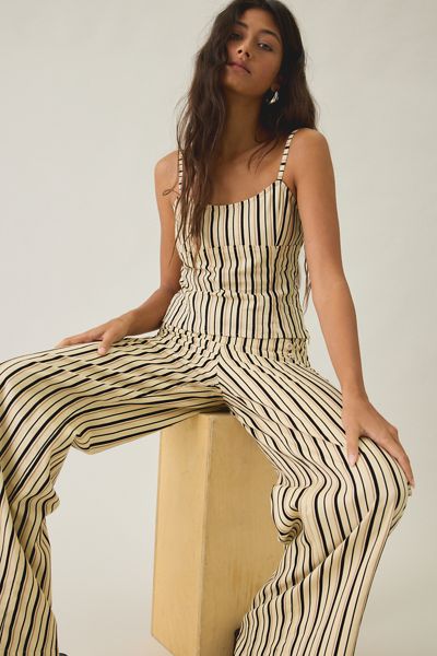 Motel Moirin Striped Scoop Neck Tank Top