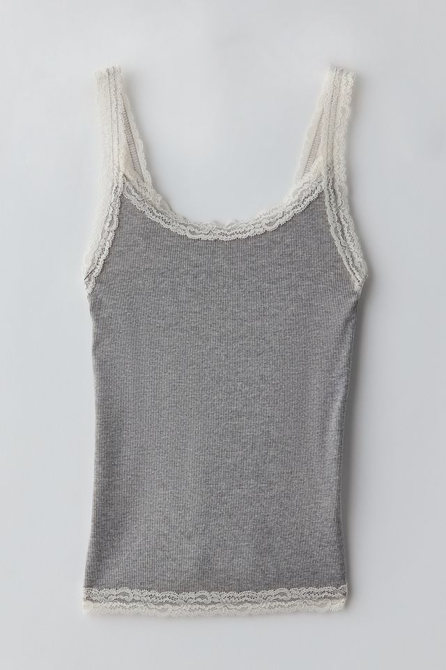 Camisole Lila à bordure en dentelle BDG #4
