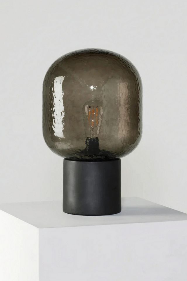 Brightech Bruce LED Tinted Glass Shade Table Lamp #1