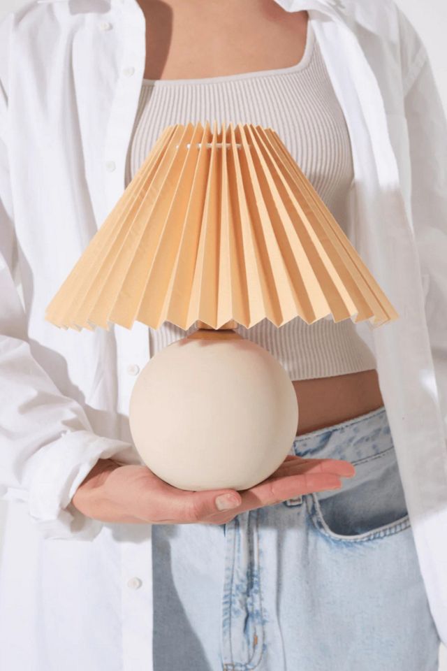 Brightech Serena LED Ceramic Globe Table Lamp #2