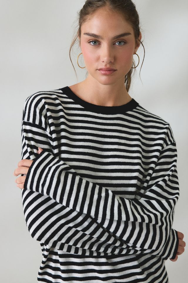 Lioness Olsen Scarf Detail Crew Neck Long Sleeve Top #2