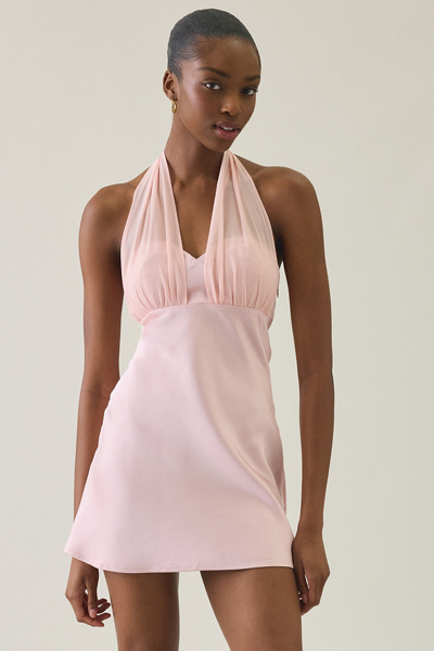 garden of eden halter mini dress Kiss The Sky Dakota Open-Back Layered and a love of