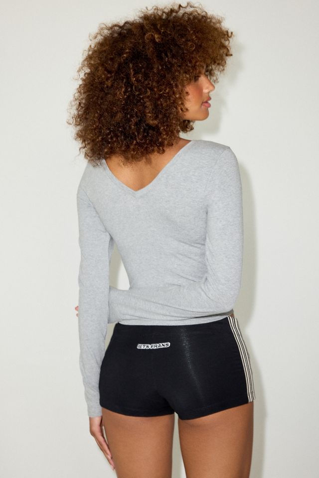 Out From Under Bec Double V-Neck Long Sleeve Tee #3