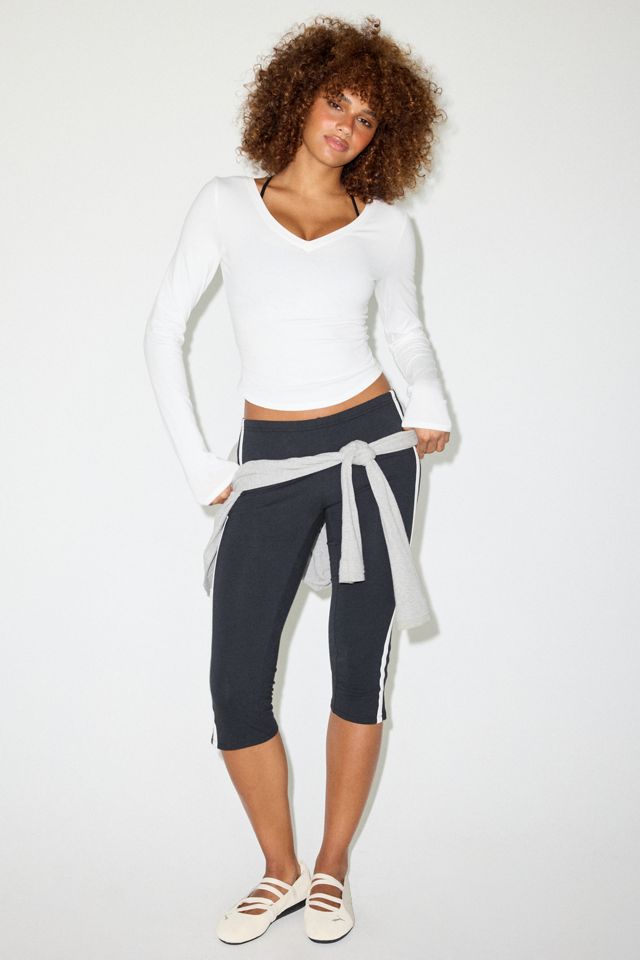 Out From Under Bec Double V-Neck Long Sleeve Tee #1