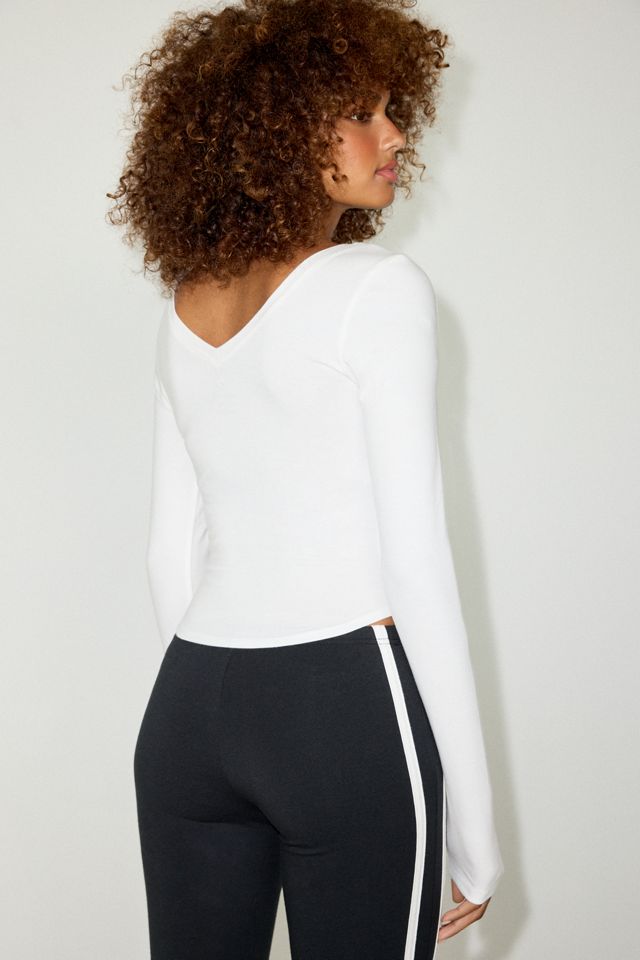 Out From Under Bec Double V-Neck Long Sleeve Tee #3