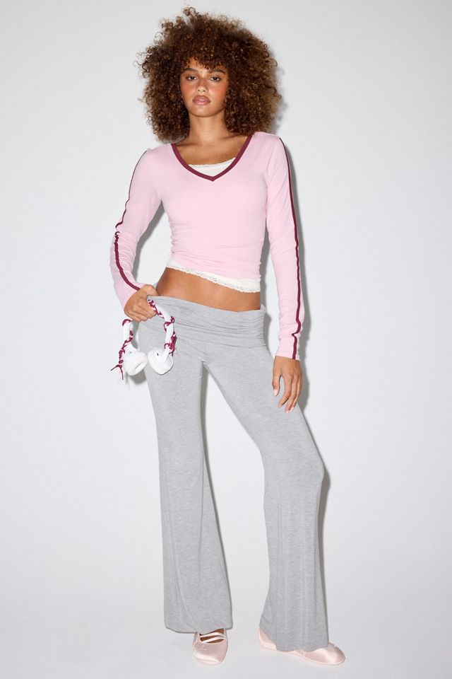 Out From Under Bec Double V-Neck Long Sleeve Tee #1