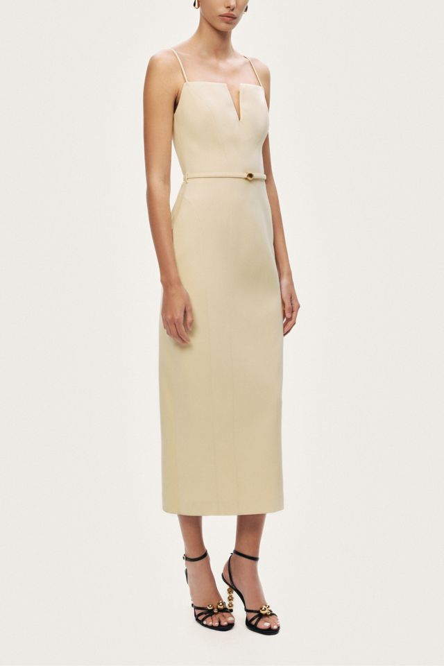 Nocturne Strappy Belted Midi Dress #1