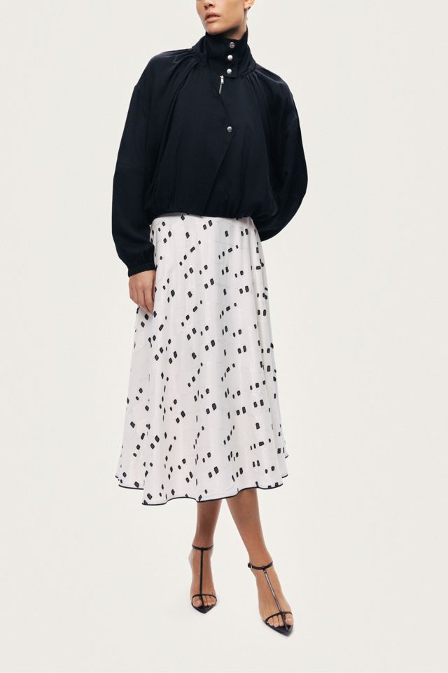 Nocturne High-Neck Gathered Jacket #1