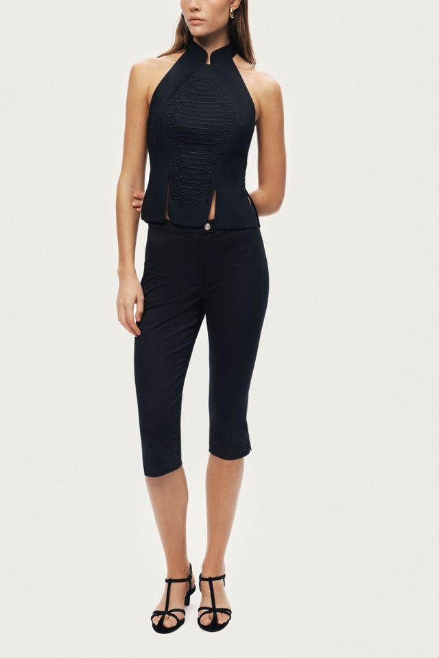 Nocturne Halter Neck Structured Top #2