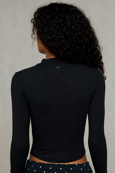Out From Under Bec Mockneck Long Sleeve Tee