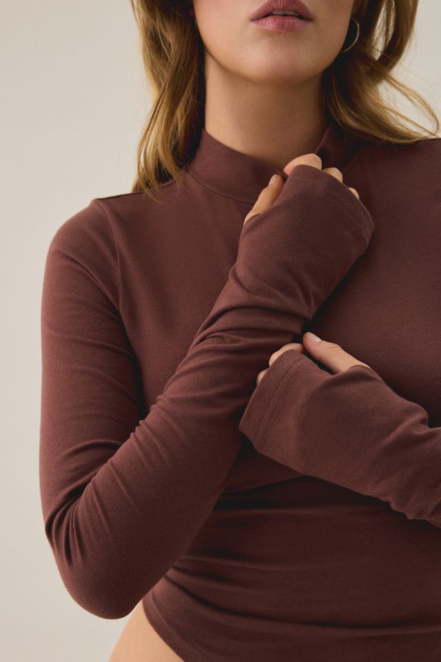 Out From Under Bec Mockneck Long Sleeve Tee #1