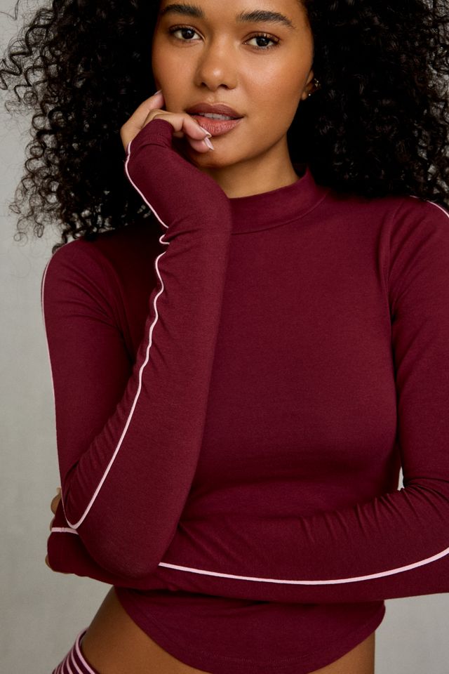 Out From Under Bec Mockneck Long Sleeve Tee #2