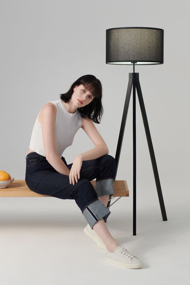 Brightech Eden LED Tripod Wood Floor Lamp #4