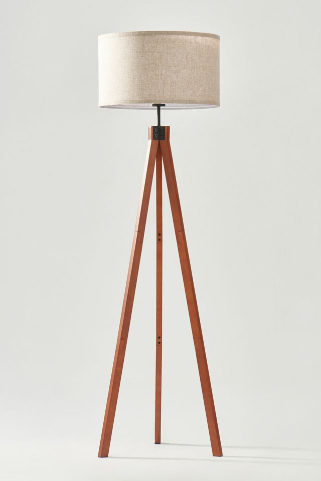 Brightech Eden LED Tripod Wood Floor Lamp #1