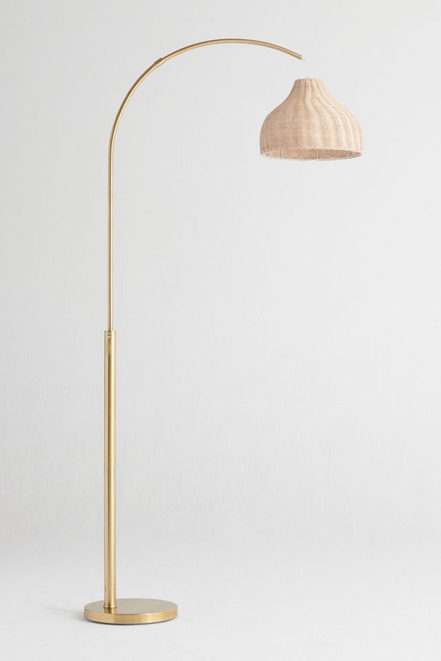 Brightech Lark LED Marble Base Arc Floor Lamp #2