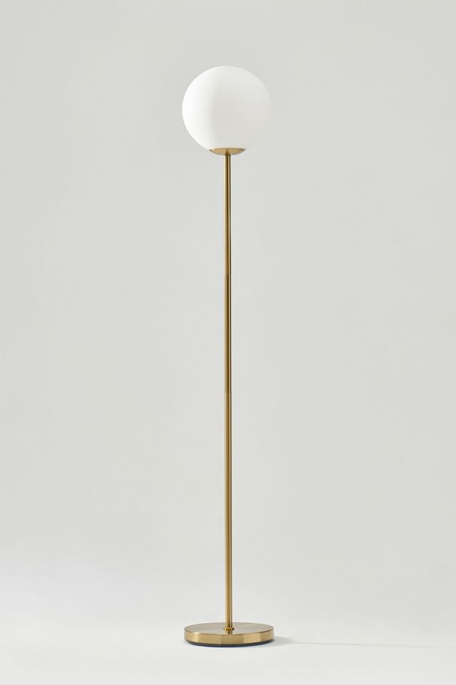 Brightech Luna LED Frosted Globe Shade Floor Lamp #2