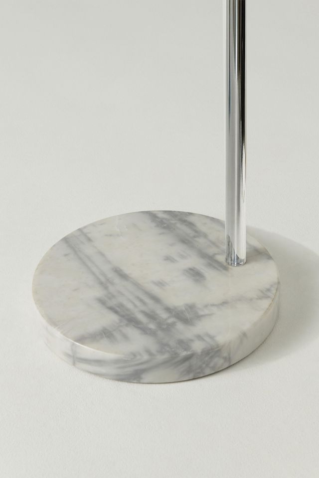 Brightech Olivia LED Marble Base Arc Floor Lamp #4