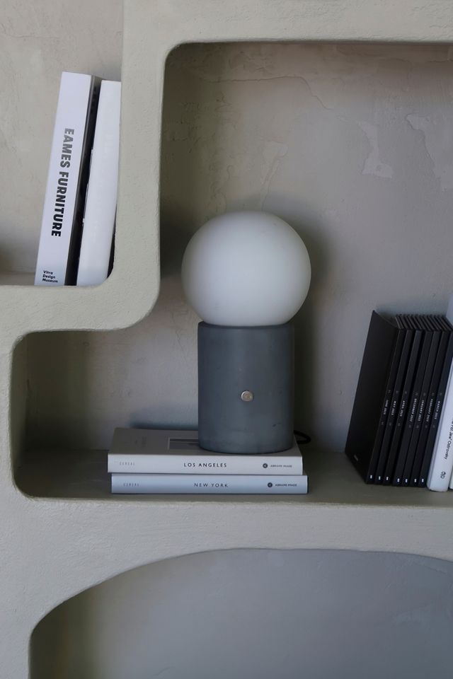 Brightech Kai LED Frosted Globe Shade Table Lamp #3