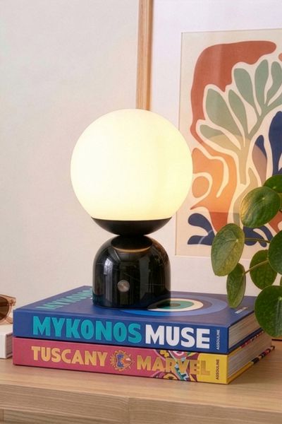 Brightech Mila LED Marble Base Table Lamp