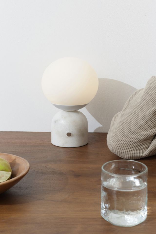 Brightech Mila LED Marble Base Table Lamp #1
