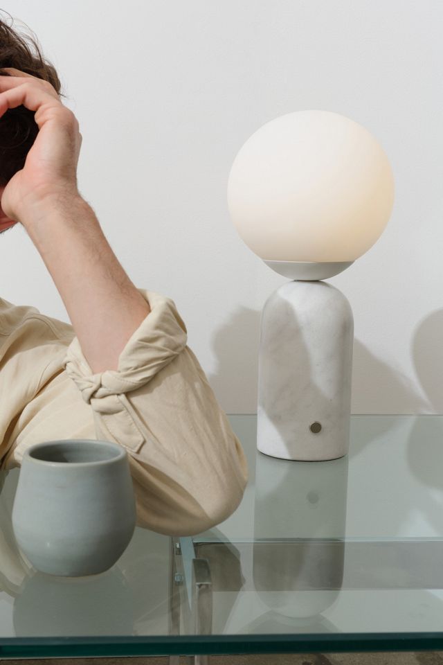 Brightech Mila Tall LED Marble Base Table Lamp #1