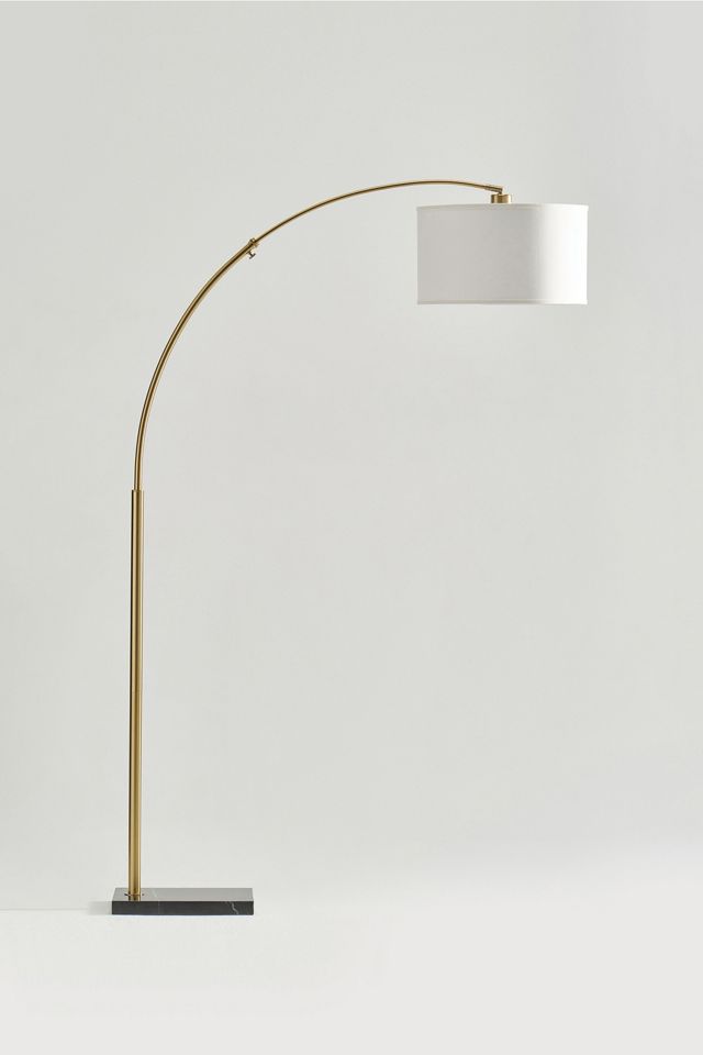 Brightech Logan LED Marble Base Arc Floor Lamp #2
