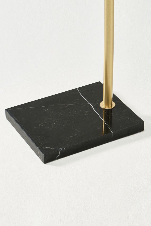 Brightech Logan LED Marble Base Arc Floor Lamp #4