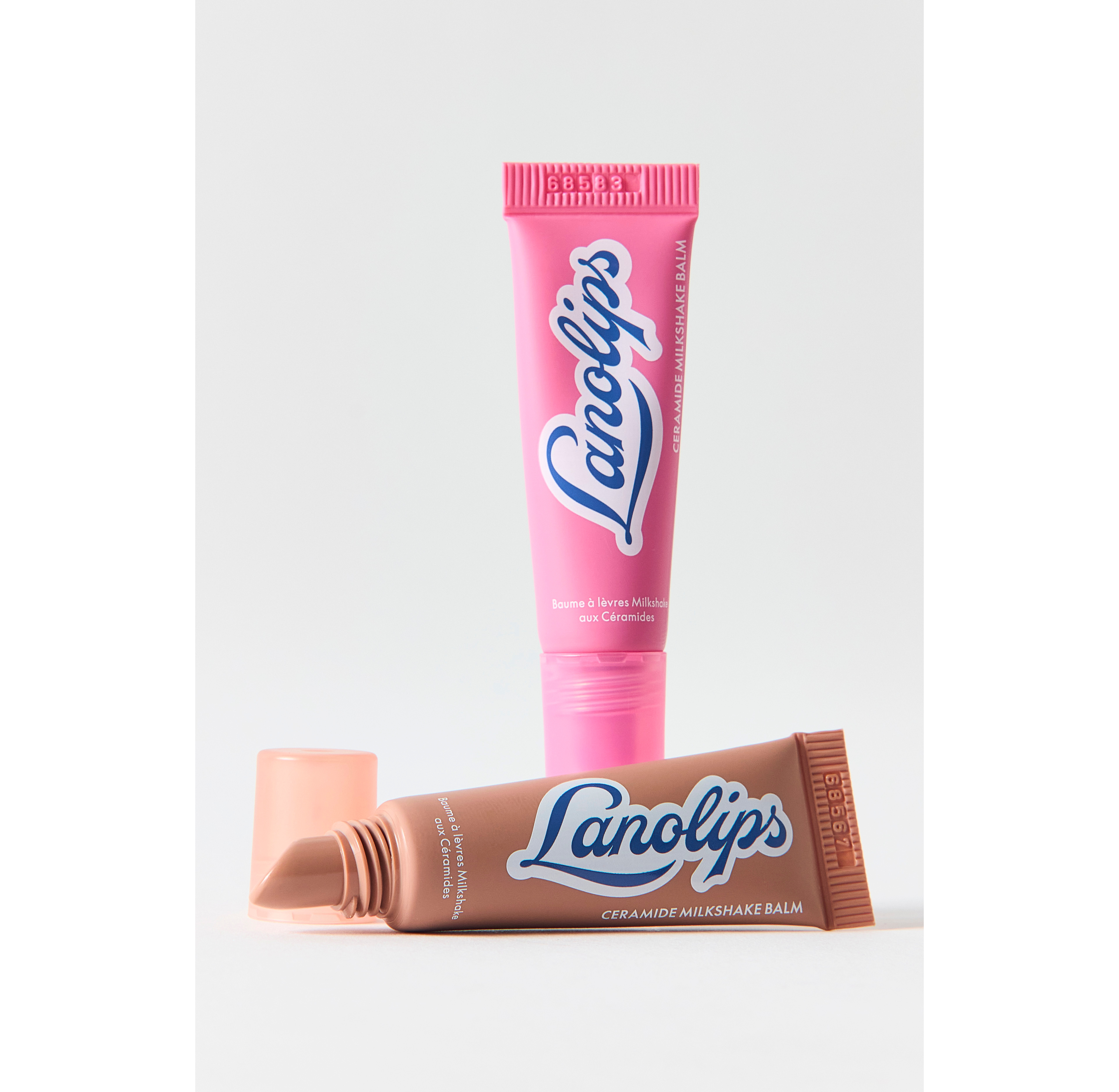 Lanolips Ceramide Milkshake Mini Lip Balm Duo Set