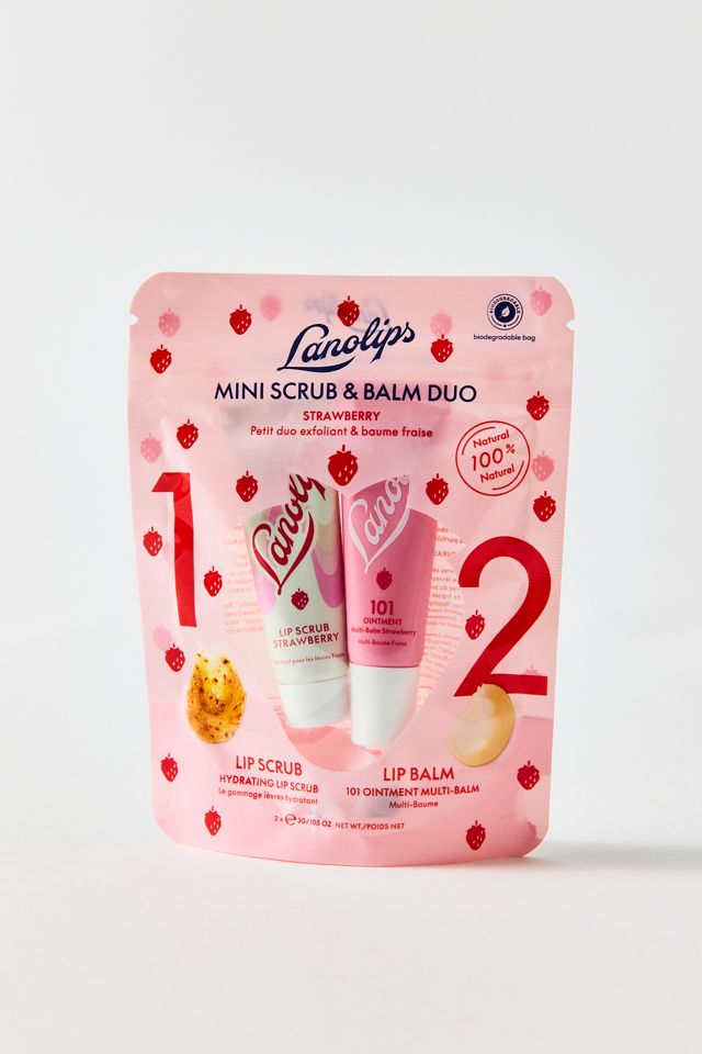 Lanolips Mini Lip Scrub & Balm Duo Set #2