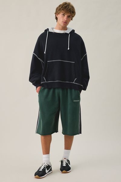 iets frans... Harri Raw Hem Sweatshorts