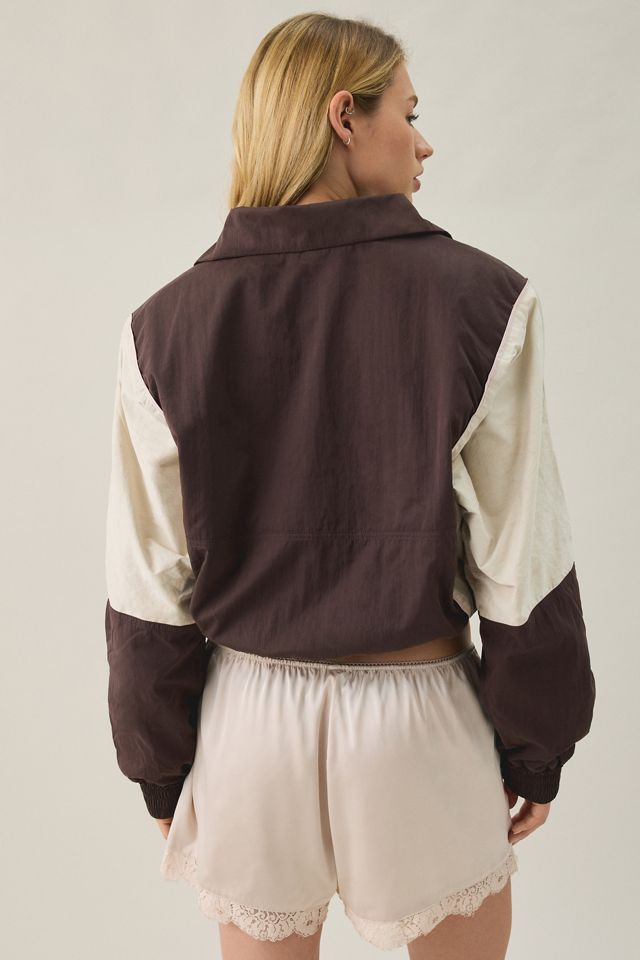 AFRM Virgo Colorblock Cropped Half-Zip Windbreaker #3