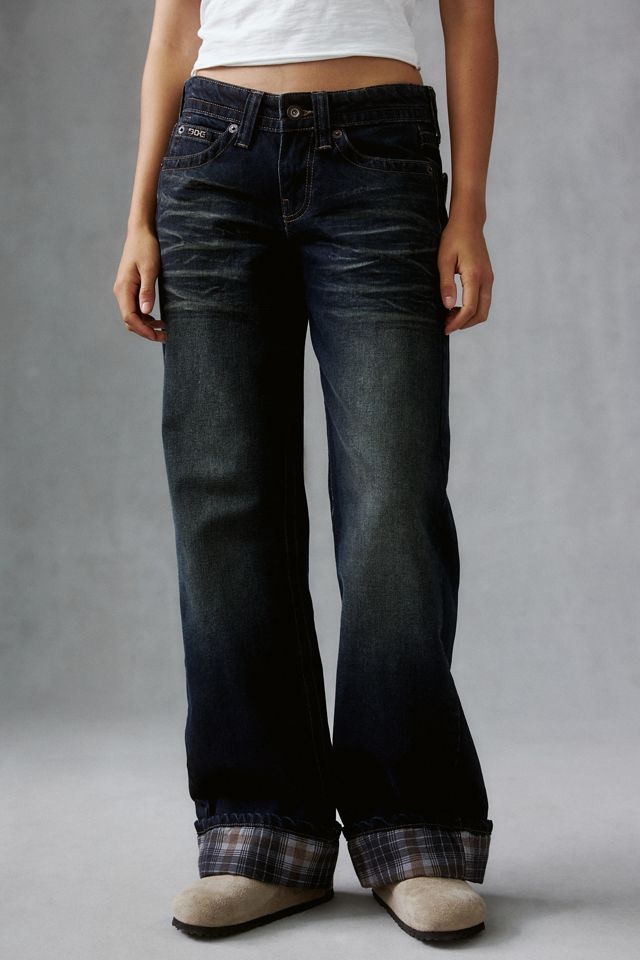 BDG Kayla Plaid Pocket Low-Rise Jeans #2