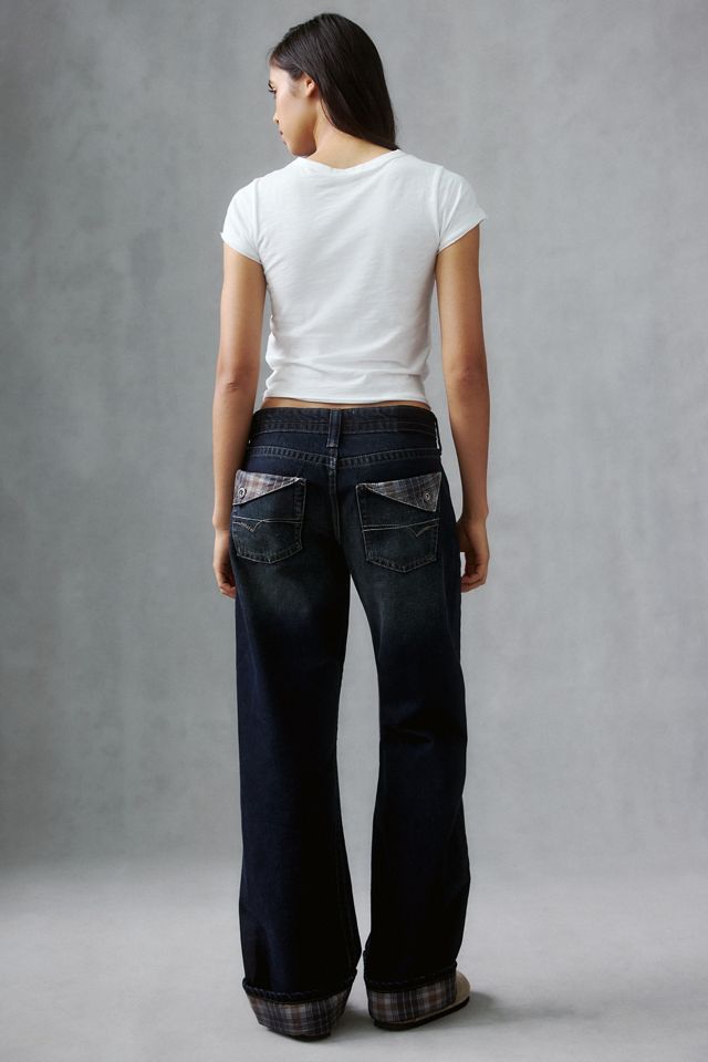 BDG Kayla Plaid Pocket Low-Rise Jeans #3