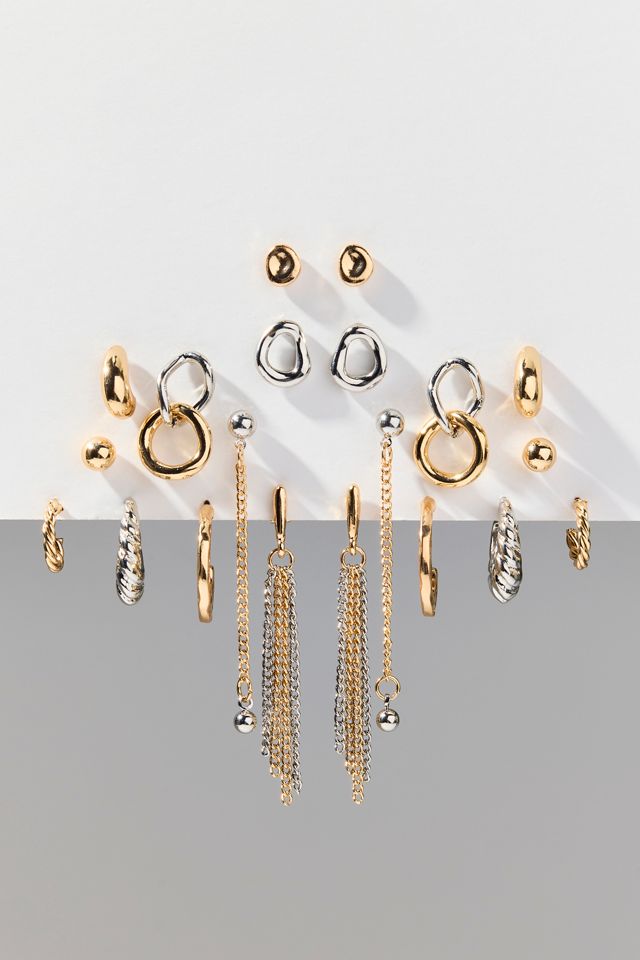 Scorpio Mixed Metal Multi Earrings Set #1