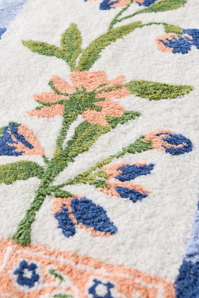 Aria Folk Floral Tufted Runner Bath Mat #2